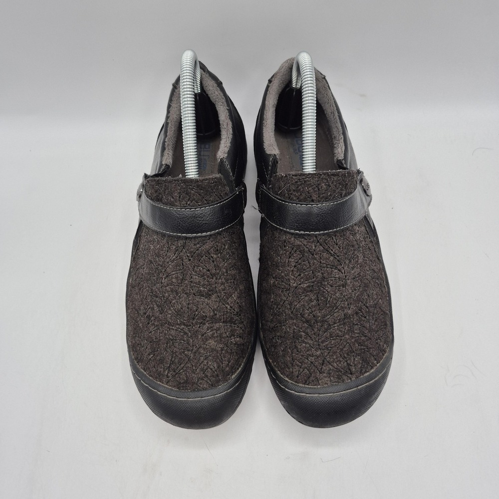 JBU by‎ Jambu Shoes Womens Size 9.5 Black Blakely Faux Fur Clog Mule JB16BLK01 - Picture 9 of 13